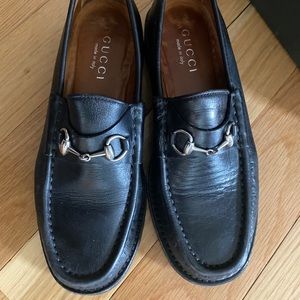 Gucci authentic scarpa sportiva pelle loafers